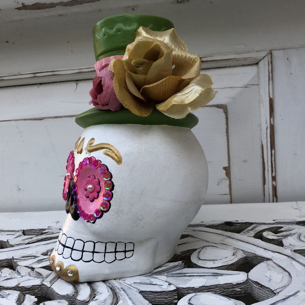 Día de los Muertos skull - Picture 7 of 8